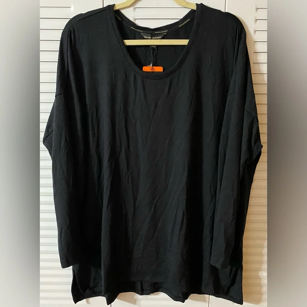 Banana Republic Sweater, Crew neck, Sz XXL, 2X, NWT, Neutral, Stretchy, Normcore - Picture 2 of 14